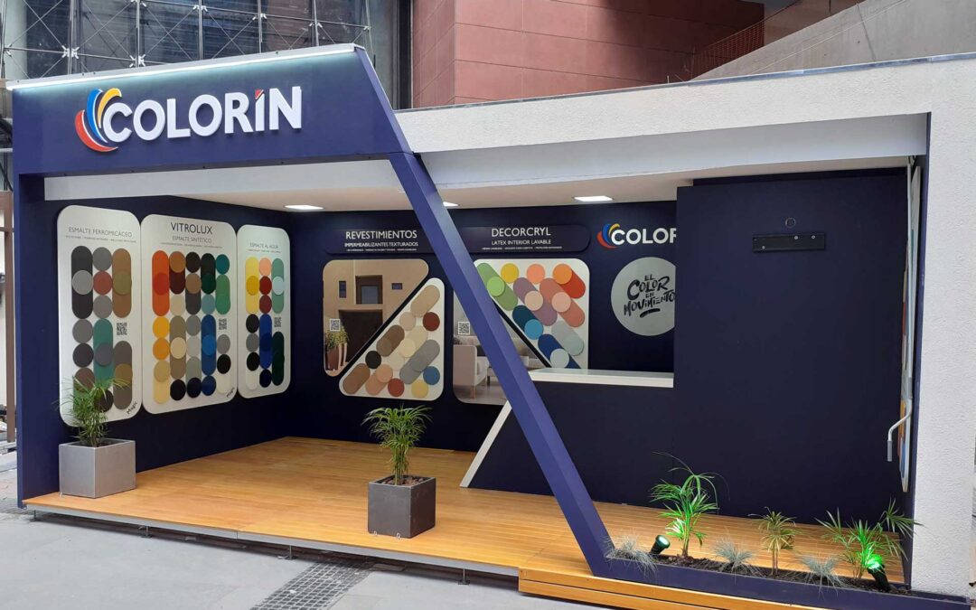 Espacio de experiencia y exhibición de color